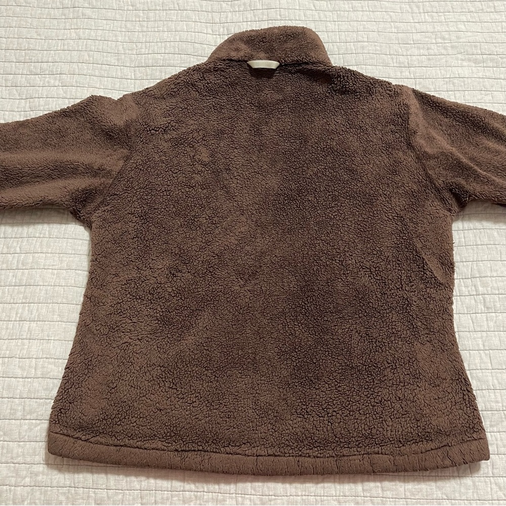 The North Face Women's Brown Full Zip Fleece Jacket Size Medium - Picture 10 of 10
